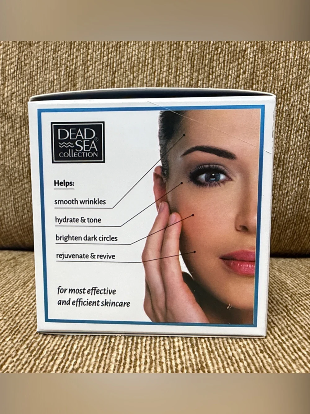 Hyaluronic Acid Day Cream with Dead Sea Minerals - White & Blue Box New